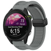 Correa de reloj de silicona con hebilla magnética plegable de 22 mm para Garmin Forerunner 255 Music (gris)