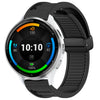 Para Garmin Venu 3 Correa de reloj de silicona con hebilla magnética plegable de 22 mm (negro)