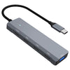 Adaptador de concentrador tipo C de 5 puertos ADS-311C compatible con PD 100W