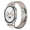 Para Huawei Watch GT4 46 mm 22 mm Correa de reloj de aleación con hebilla de mariposa y pintura de una cuenta (color titanio)