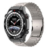 Correa de acero con hebilla de doble cierre para Huawei Watch Ultimate/Buds de 22 mm (titanio)