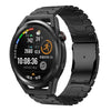 Correa de acero con hebilla de doble cierre para Huawei Watch GT Runner de 22 mm (negro)