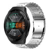 Correa de acero con hebilla de doble cierre para Huawei Watch GT/GT 2e de 22 mm (plateada)