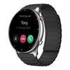 Correa de silicona magnética en forma de I para reloj Amazfit GTR 2 de 22 mm (negra)