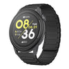 Correa de reloj de silicona magnética en forma de I de 22 mm para COROS Pace 3 (negra)