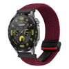 Correa de reloj trenzada con hebilla magnética para Huawei Watch GT4 de 46 mm y 22 mm (negra, arena y roja)