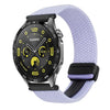 Correa de reloj trenzada con hebilla magnética para Huawei Watch GT4 de 46 mm y 22 mm (morado)