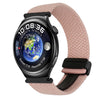 Correa de reloj trenzada con hebilla magnética de 22 mm para Huawei Watch 4 (rosa estrella)
