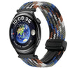 Correa de reloj trenzada con hebilla magnética de 22 mm para Huawei Watch 4 (color denim)