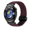 Correa de reloj trenzada con hebilla magnética de 22 mm para Huawei Watch 4 (gota de cereza)