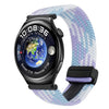 Correa de reloj trenzada con hebilla magnética de 22 mm para Huawei Watch 4 (violeta)