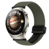 Correa de reloj trenzada con hebilla magnética de 22 mm para Huawei Watch 4 Pro (gris metálico)