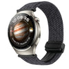 Correa de reloj trenzada con hebilla magnética de 22 mm para Huawei Watch 4 Pro (rojo vino)