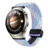Correa de reloj trenzada con hebilla magnética de 22 mm para Huawei Watch 4 Pro (violeta)