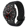 Correa de reloj trenzada con hebilla magnética de 22 mm para Huawei Watch GT3 SE (estrellas negras)