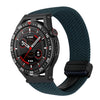 Correa de reloj trenzada con hebilla magnética de 22 mm para Huawei Watch GT3 SE (verde bosque)