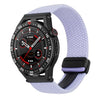 Correa de reloj trenzada con hebilla magnética de 22 mm para Huawei Watch GT3 SE (morado)
