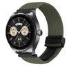 Correa de reloj trenzada con hebilla magnética de 22 mm para Huawei Watch Buds (gris metalizado)