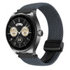 Correa de reloj trenzada con hebilla magnética de 22 mm para Huawei Watch Buds (gris espacial)