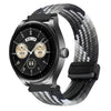 Correa de reloj trenzada con hebilla magnética de 22 mm para Huawei Watch Buds (Z Dark Chocolate)