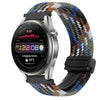 Correa de reloj trenzada con hebilla magnética de 22 mm para Huawei Watch 3 Pro (color denim)