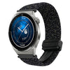Correa de reloj trenzada con hebilla magnética para Huawei Watch GT3 Pro de 46 mm y 22 mm (estrellas negras)