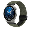 Correa de reloj trenzada con hebilla magnética para Huawei Watch GT3 Pro de 46 mm y 22 mm (gris metalizado)