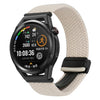 Correa de reloj trenzada con hebilla magnética para Huawei Watch GT Runner de 22 mm (negro Starlight)