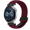 Correa de reloj trenzada con hebilla magnética para Huawei Watch GT3 de 46 mm y 22 mm (verde oliva)