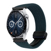 Correa de reloj trenzada con hebilla magnética para Huawei Watch GT3 de 46 mm y 22 mm (verde bosque)
