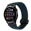 Correa de reloj trenzada con hebilla magnética para Huawei Watch 3 de 22 mm (verde bosque)