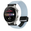 Correa de reloj trenzada con hebilla magnética de 22 mm para Huawei Watch 3 Pro (azul)