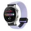 Correa de reloj trenzada con hebilla magnética de 22 mm para Huawei Watch 3 Pro (morado)