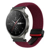 Correa de reloj trenzada con hebilla magnética de 22 mm para Huawei Watch GT2 Pro (negro, arena y rojo)