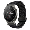 Correa de reloj trenzada con hebilla magnética de 22 mm para Huawei Watch GT2 Pro (negro con estrellas)