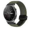 Correa de reloj trenzada con hebilla magnética de 22 mm para Huawei Watch GT2 Pro (gris metálico)