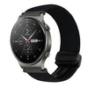 Correa de reloj trenzada con hebilla magnética de 22 mm para Huawei Watch GT2 Pro (negro metálico)