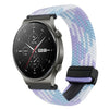 Correa de reloj trenzada con hebilla magnética de 22 mm para Huawei Watch GT2 Pro (violeta)