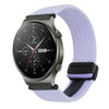 Correa de reloj trenzada con hebilla magnética de 22 mm para Huawei Watch GT2 Pro (morado)