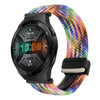 Correa de reloj trenzada con hebilla magnética de 22 mm para Huawei Watch GT 2e (colorida)