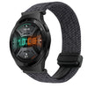 Correa de reloj trenzada con hebilla magnética de 22 mm para Huawei Watch GT 2e (rojo vino)