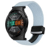 Correa de reloj trenzada con hebilla magnética de 22 mm para Huawei Watch GT 2e (azul)