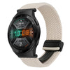 Correa de reloj trenzada con hebilla magnética de 22 mm para Huawei Watch GT 2e (negro Starlight)