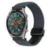 Correa de reloj trenzada con hebilla magnética para Huawei Watch GT de 22 mm (gris espacial)