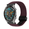 Correa de reloj trenzada con hebilla magnética para Huawei Watch GT de 22 mm (gota de cereza)
