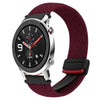 Correa de reloj trenzada con hebilla magnética de 22 mm para Amazfit Watch GTR 4 (rojo vino)