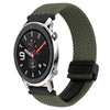 Correa de reloj trenzada con hebilla magnética de 22 mm para Amazfit Watch GTR 4 (verde oliva)