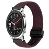 Correa de reloj trenzada con hebilla magnética de 22 mm para Amazfit Watch GTR 4 (color cereza carmesí)