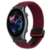 Correa de reloj trenzada con hebilla magnética de 22 mm para Amazfit Watch GTR 3 (arena negra)
