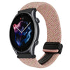 Correa de reloj trenzada con hebilla magnética de 22 mm para Amazfit Watch GTR 3 (rosa estrella)